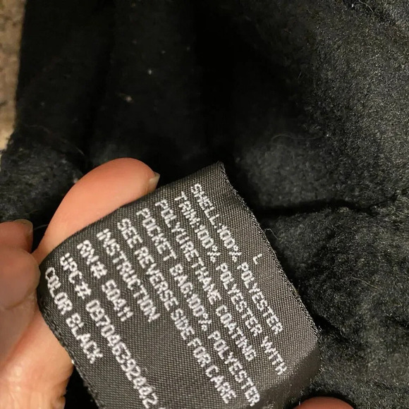 ZeroXposur Mens Soft Shell Black Flannel Jacket Sz L Full Zip Pocket Warm Cozy - Picture 5 of 10